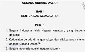 Pasal 27 Ayat 1 Dan 3 Berbunyi