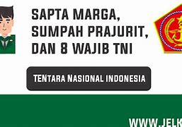 Sapta Marga 8 Wajib Tni Sumpah Prajurit